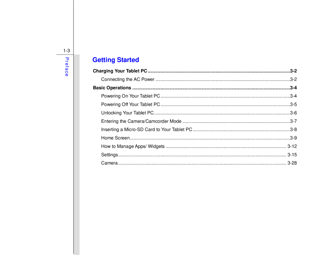 MSI MS N7Y2 manual Getting Started, Basic Operations 