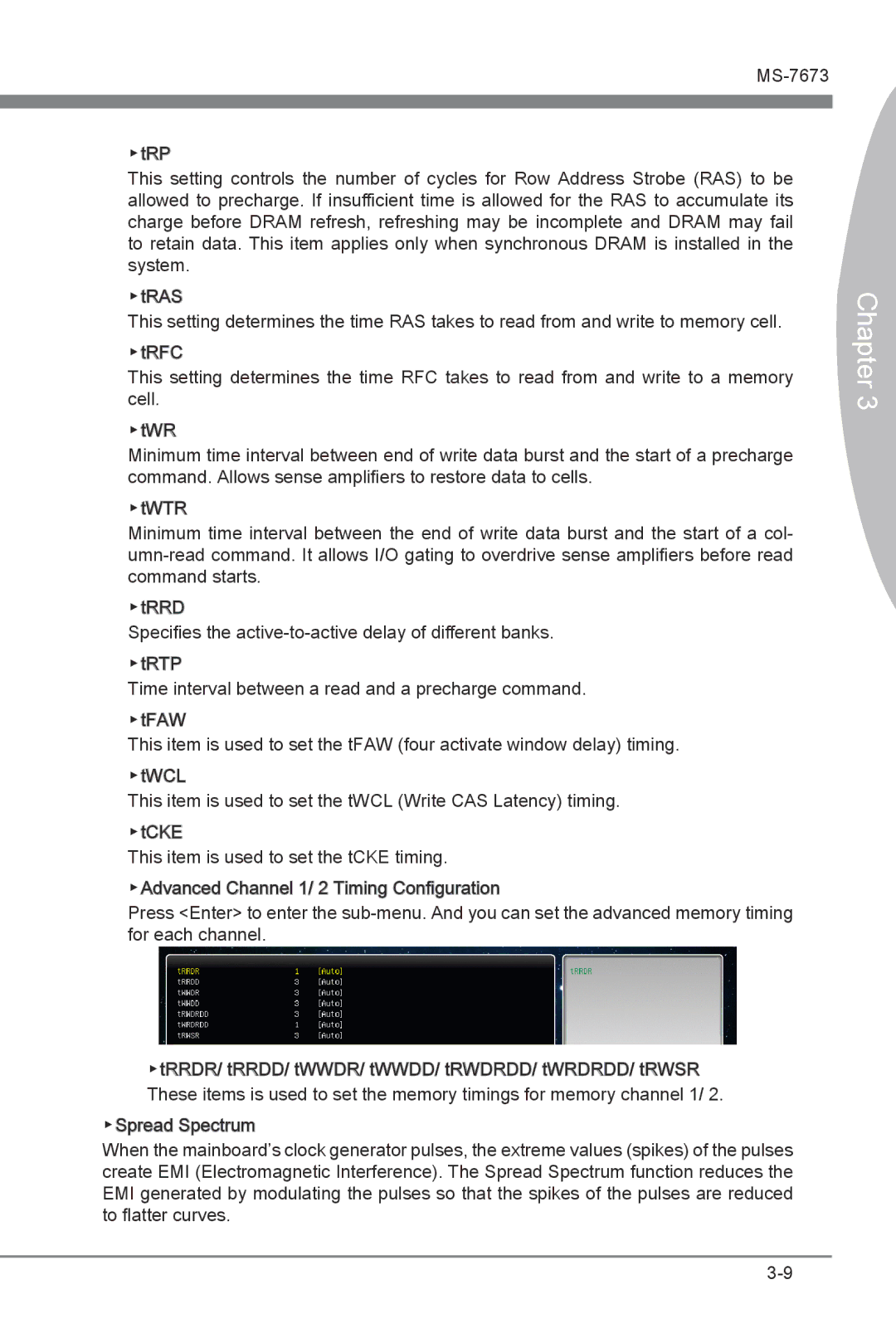 MSI P67A-G43 (B3) manual Chapter 