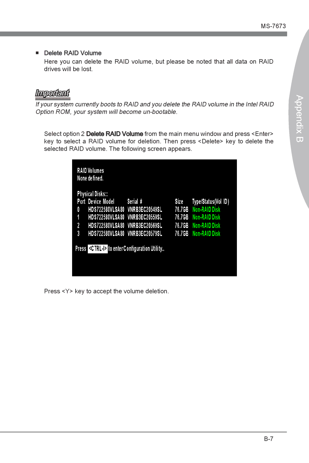 MSI P67A-G43 (B3) manual Ix B Append 