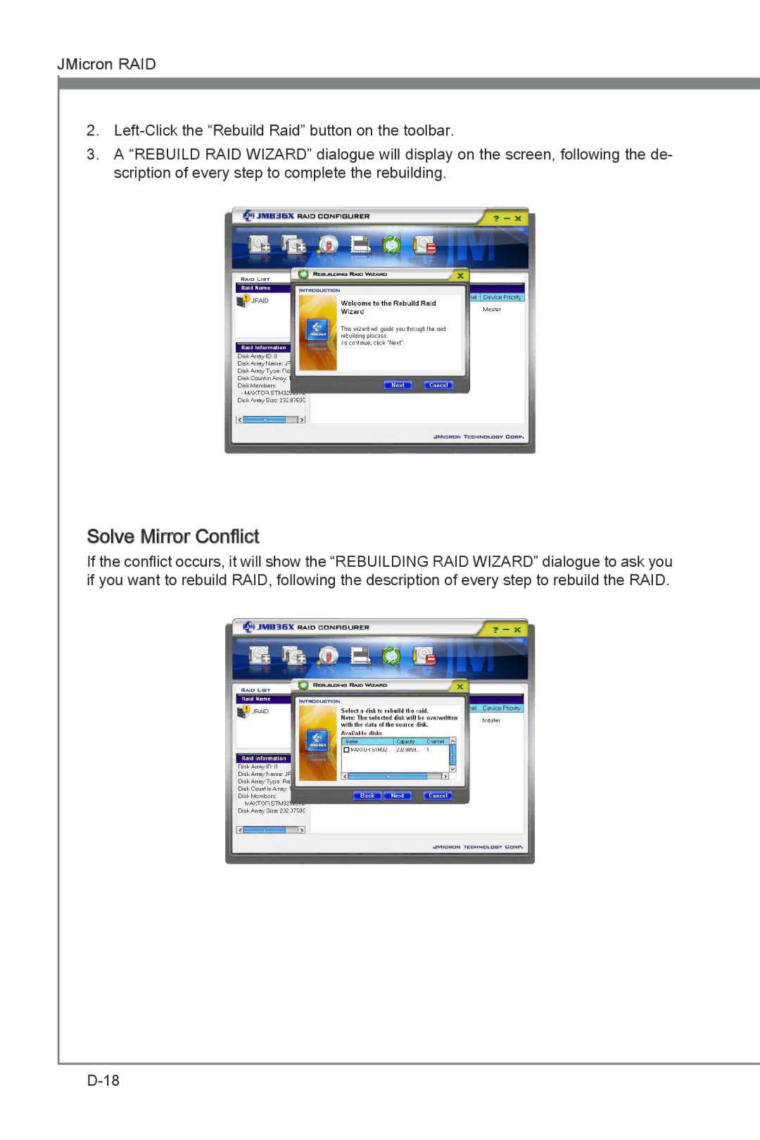 MSI P67A-GD55 (B3) manual Solve Mirror Conflict 