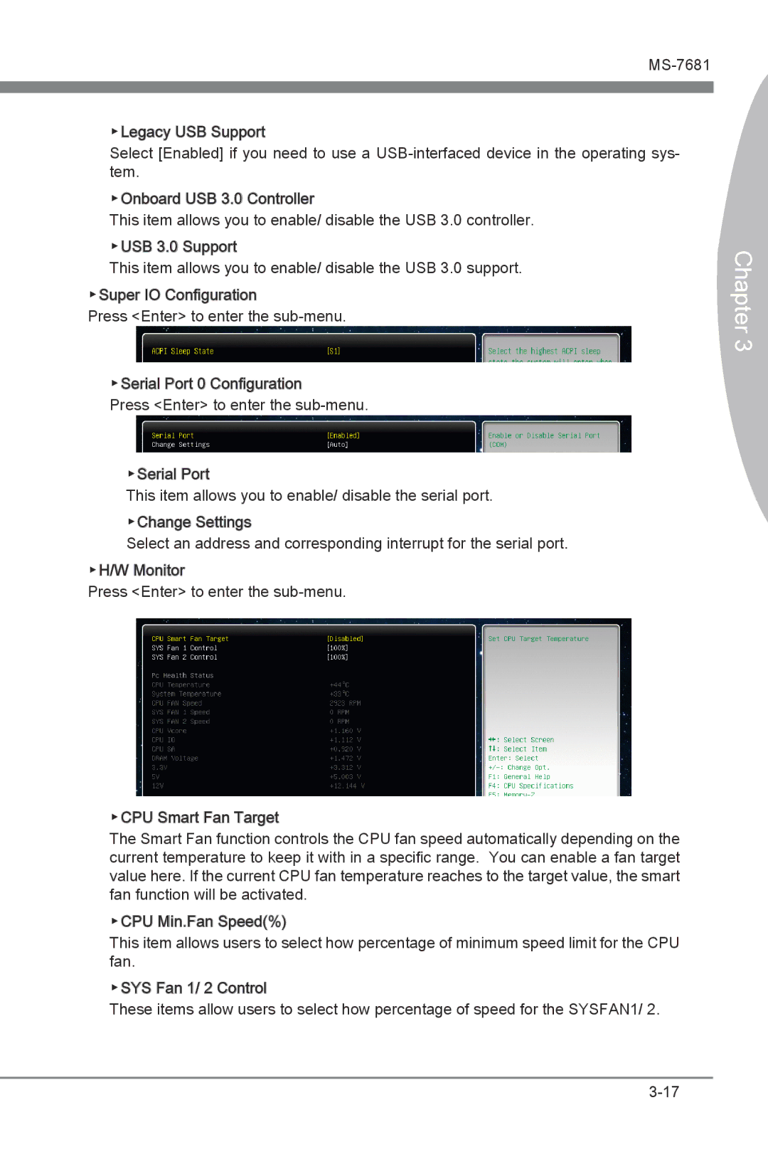 MSI P67A-GD55 (B3) manual Chapter 