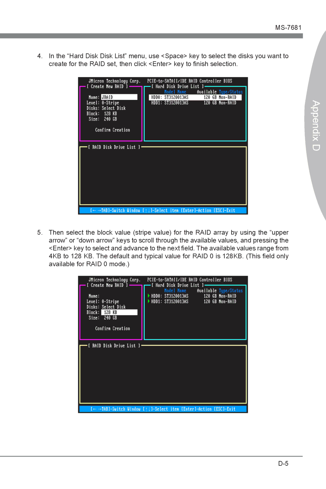 MSI P67A-GD55 (B3) manual Ix D Append 