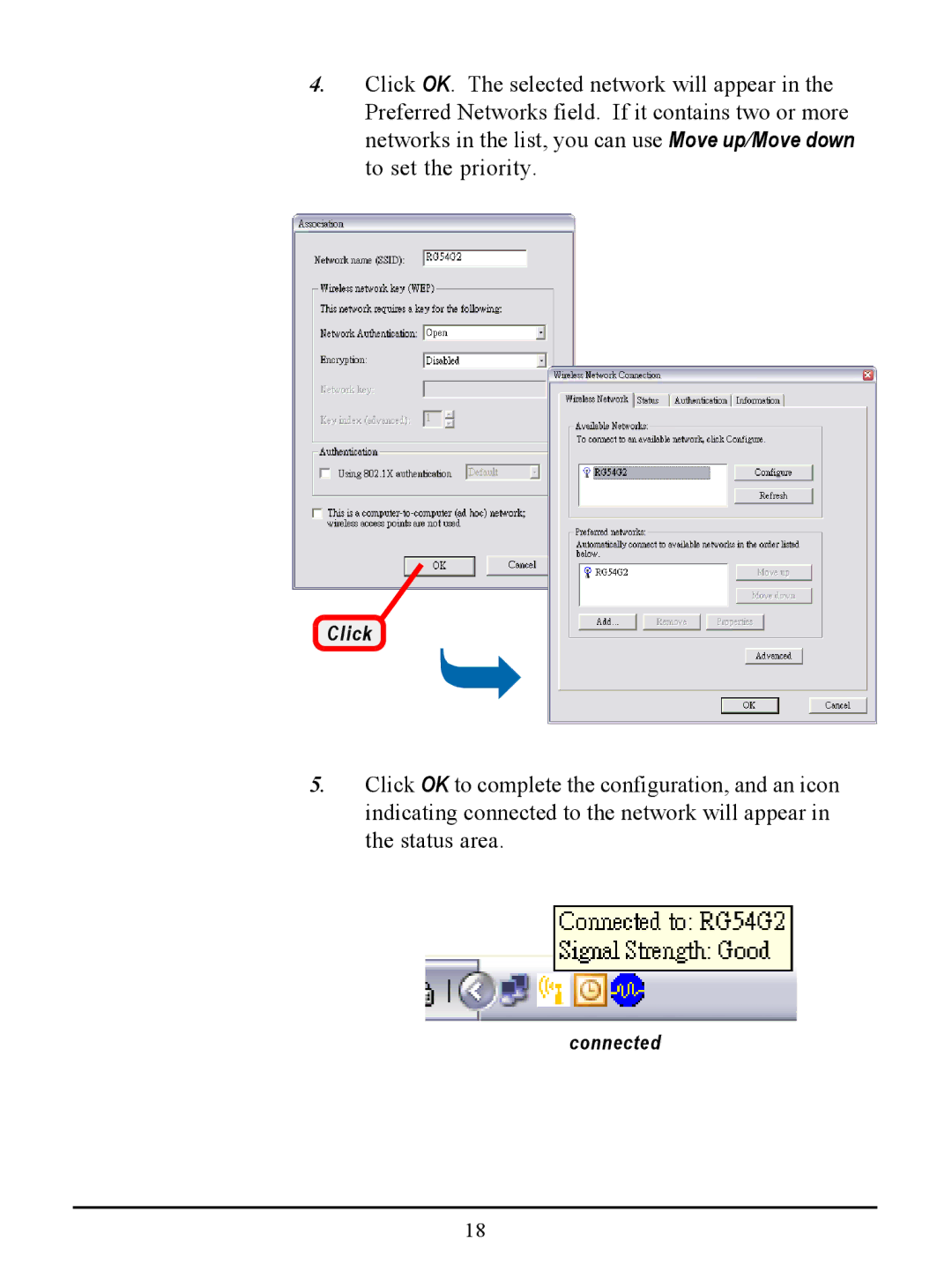 MSI US54G manual Connected 