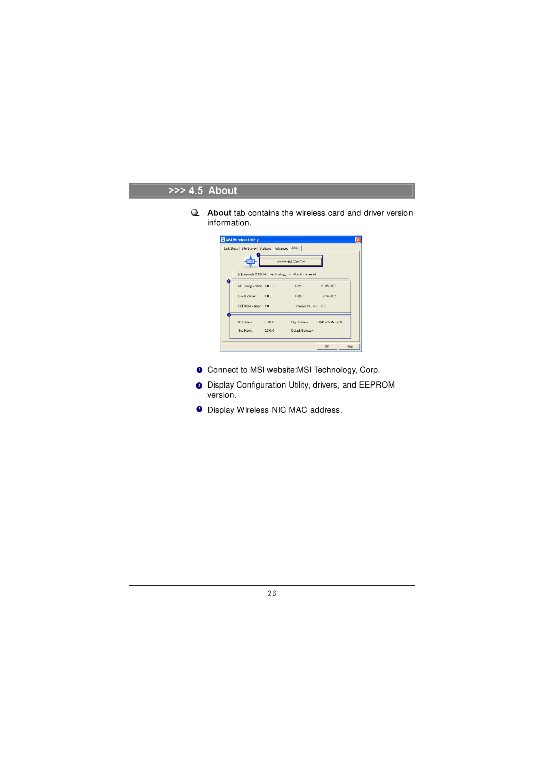 MSI US60G manual About 