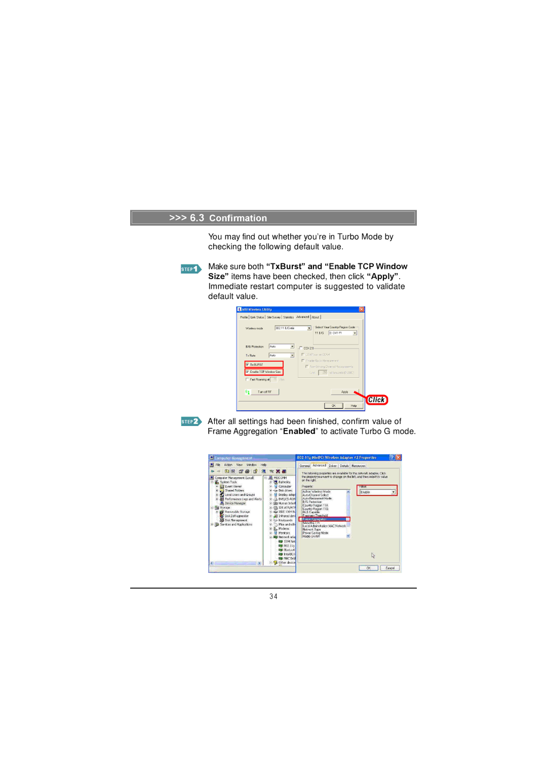 MSI US60G manual Confirmation 