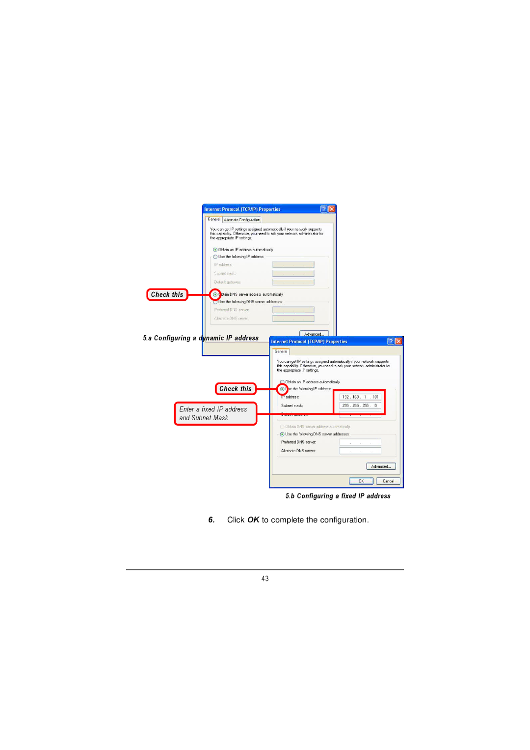 MSI US60G manual Click OK to complete the configuration 