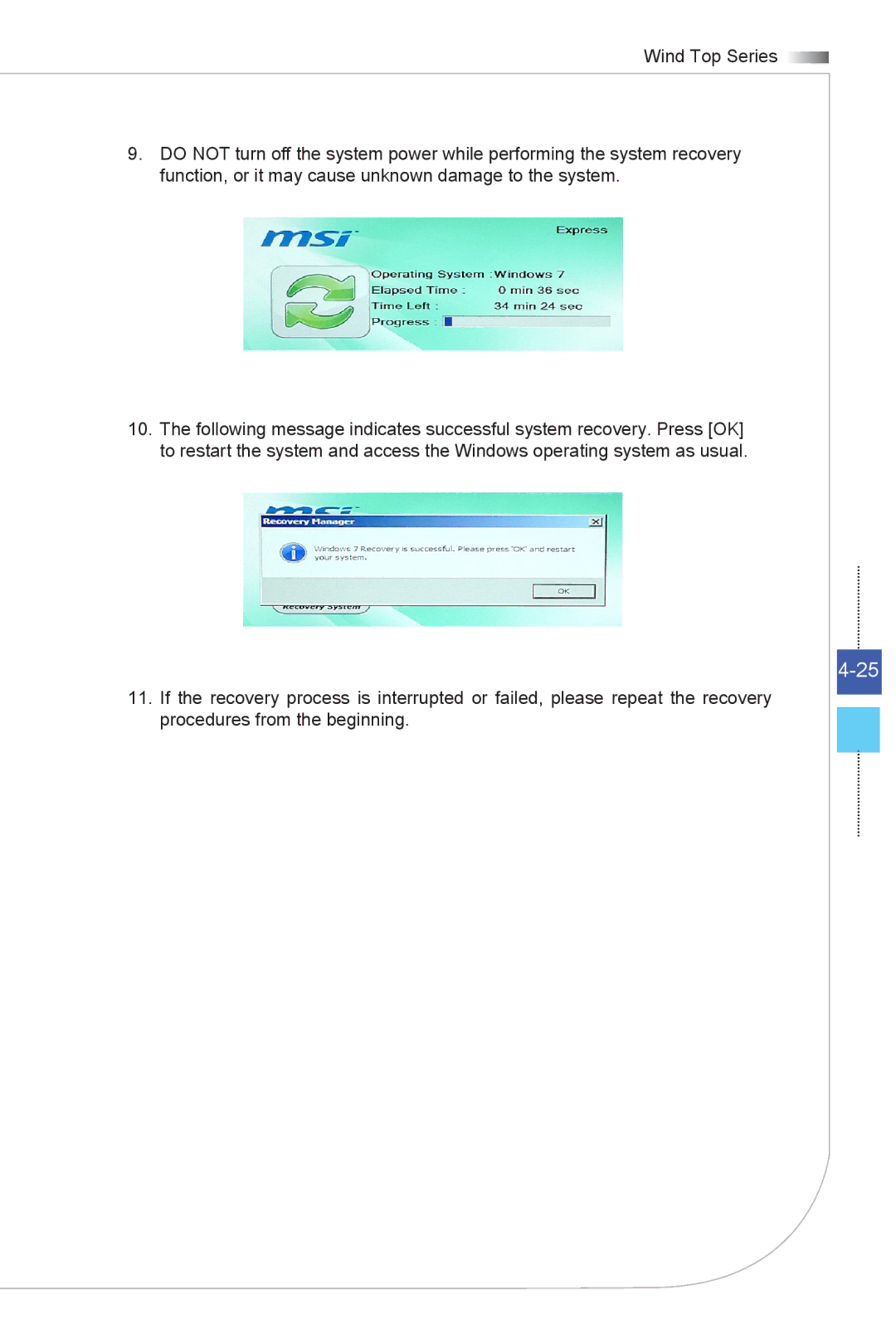 MSI Wind-Top-AE2051 manual 