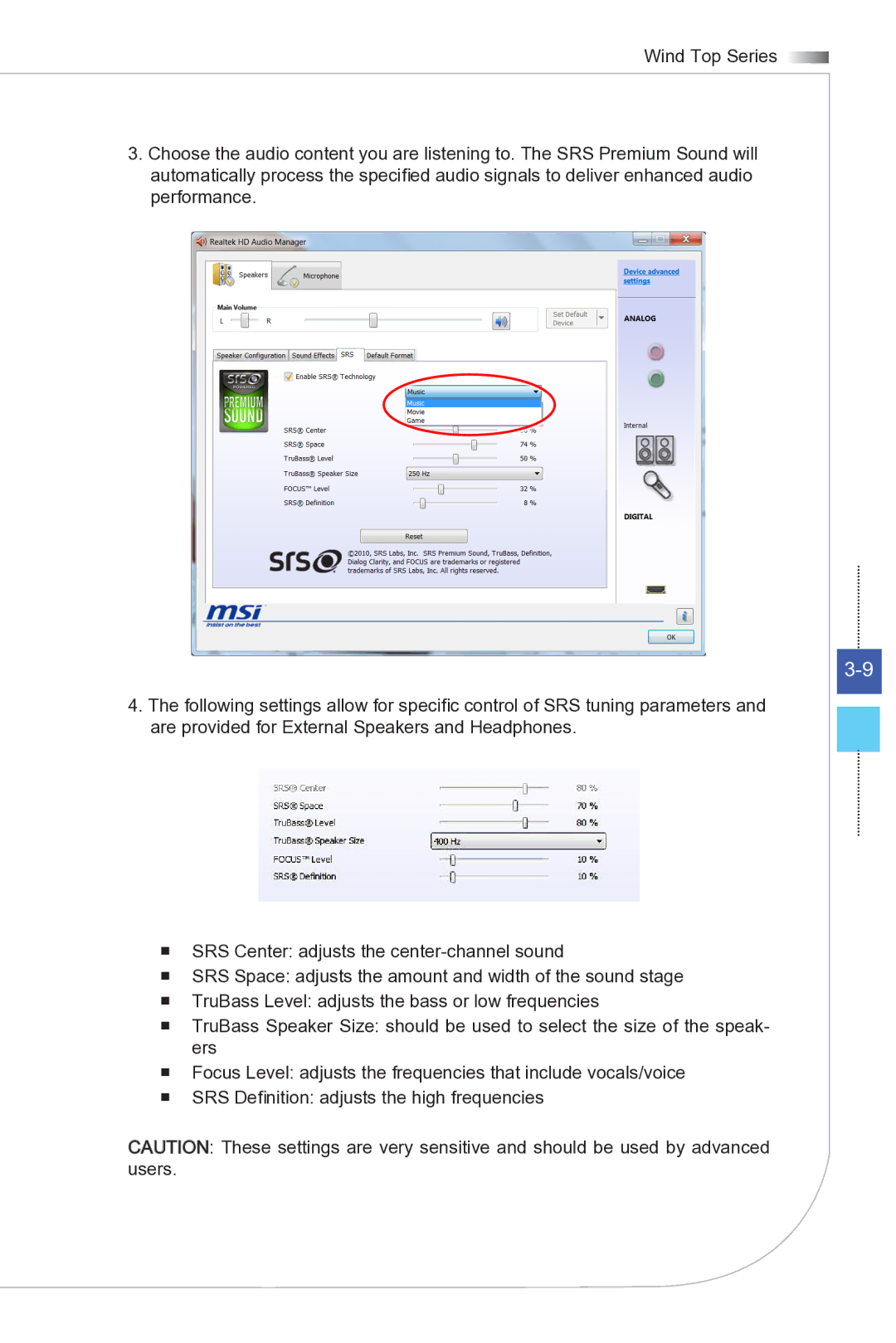 MSI Wind-Top-AE2081 manual 