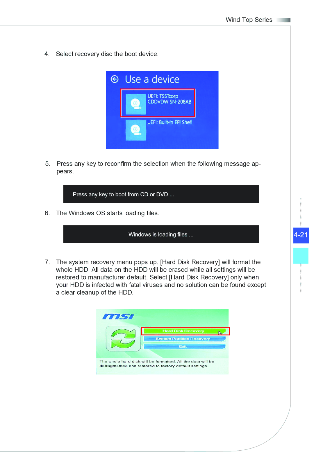 MSI Wind-Top-AP2021 manual 