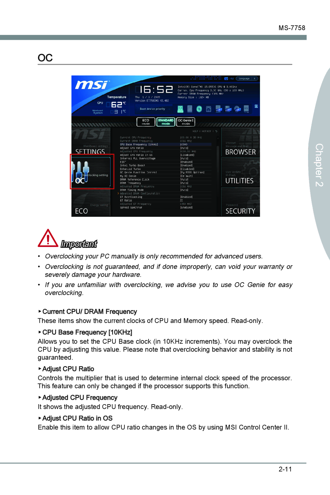 MSI Z77A-G41 manual MS-7758 