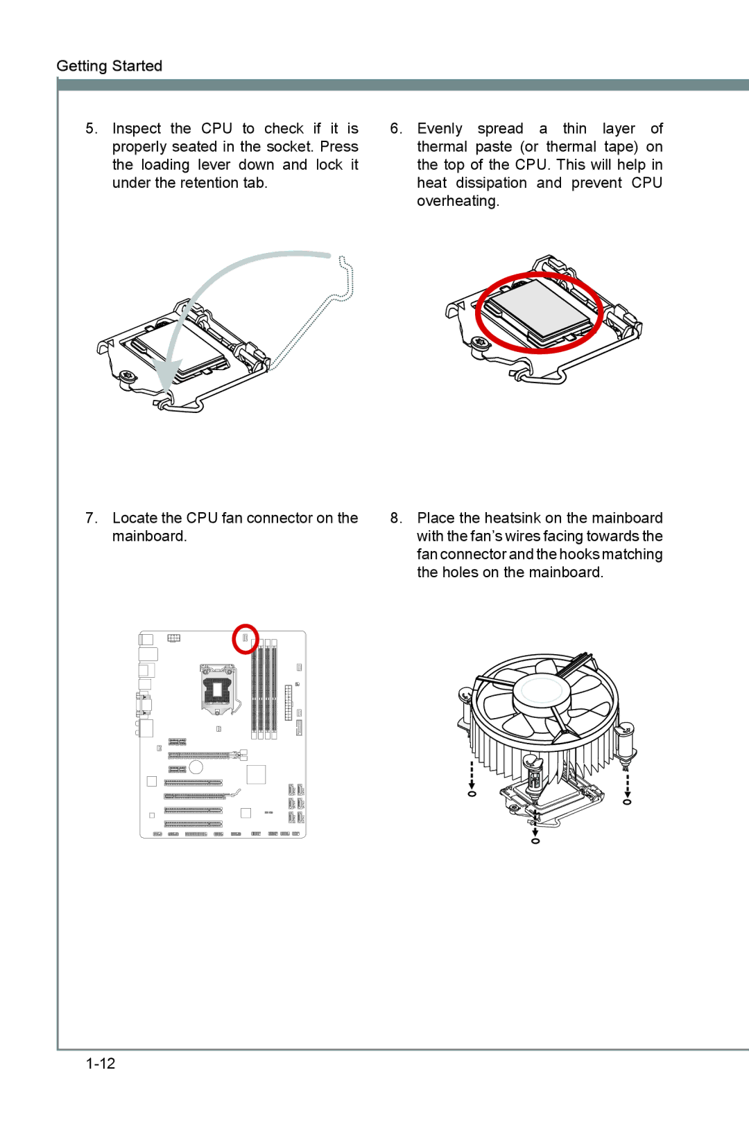 MSI Z77A-G43 manual SATA2 SATA1 SATA4 SATA3 SATA6 SATA5 