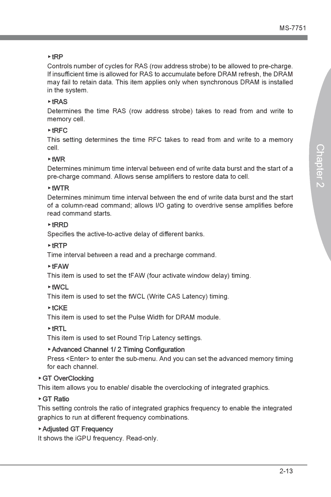 MSI Z77A-GD65 manual Chapter 