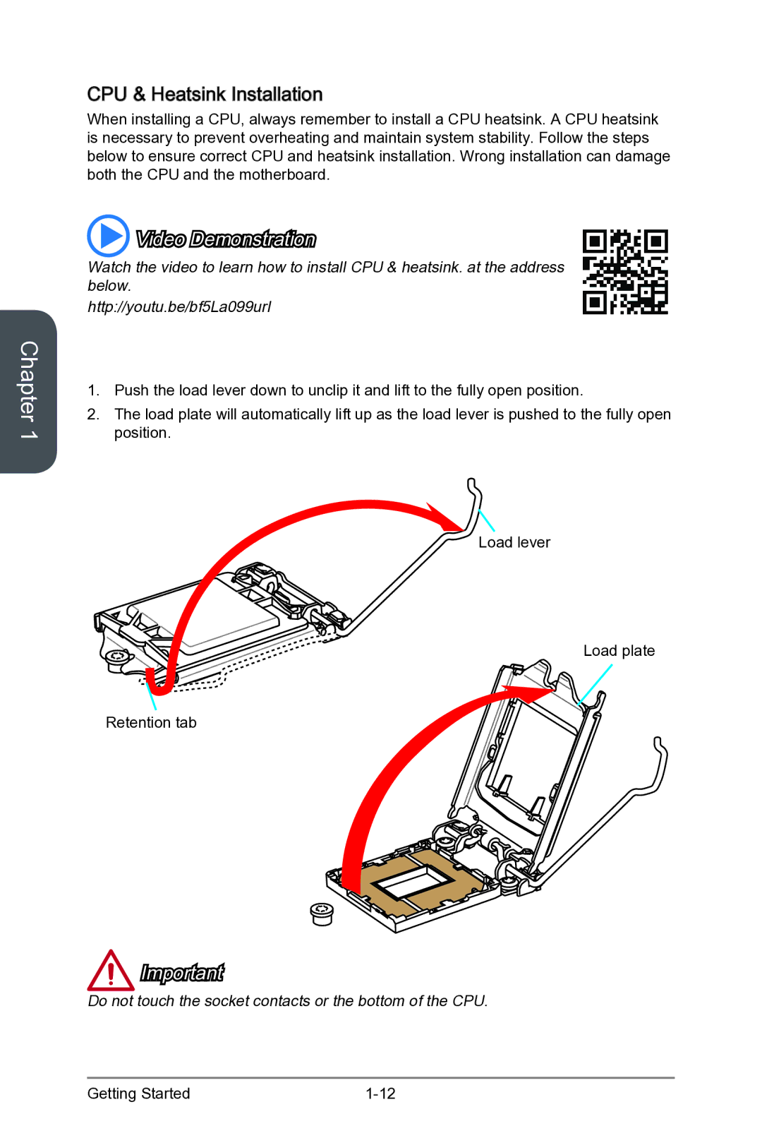 MSI Z87-G55 manual CPU & Heatsink Installation, Video Demonstration 