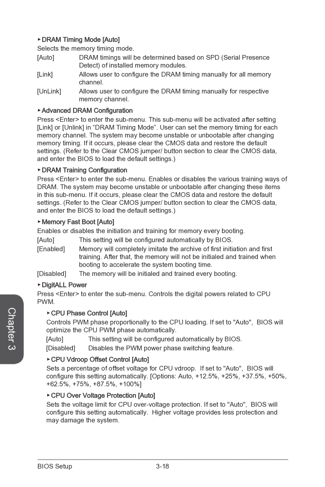 MSI Z87-G55 manual Dram Timing Mode Auto Selects the memory timing mode 