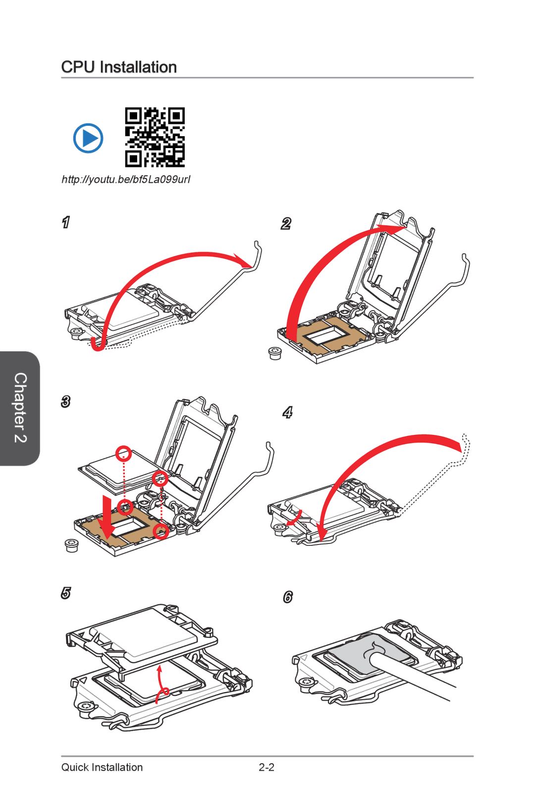 MSI Z87-GD65-GAMING manual CPU Installation 