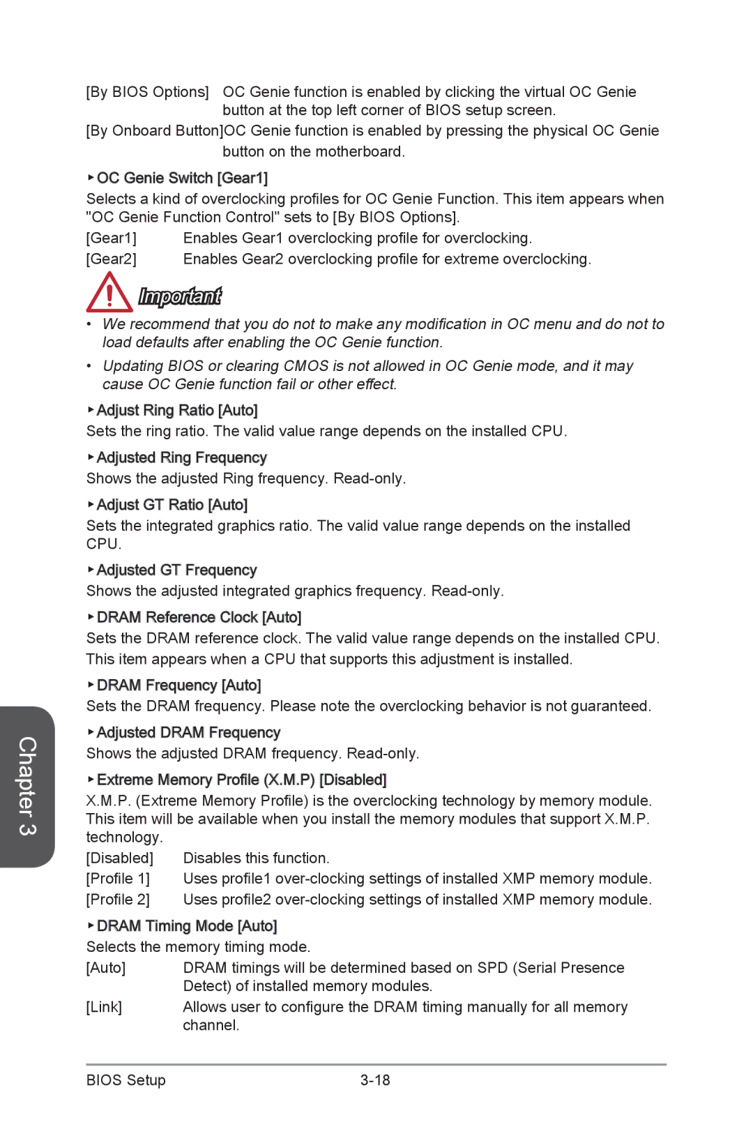 MSI Z87-GD65-GAMING manual Profile 