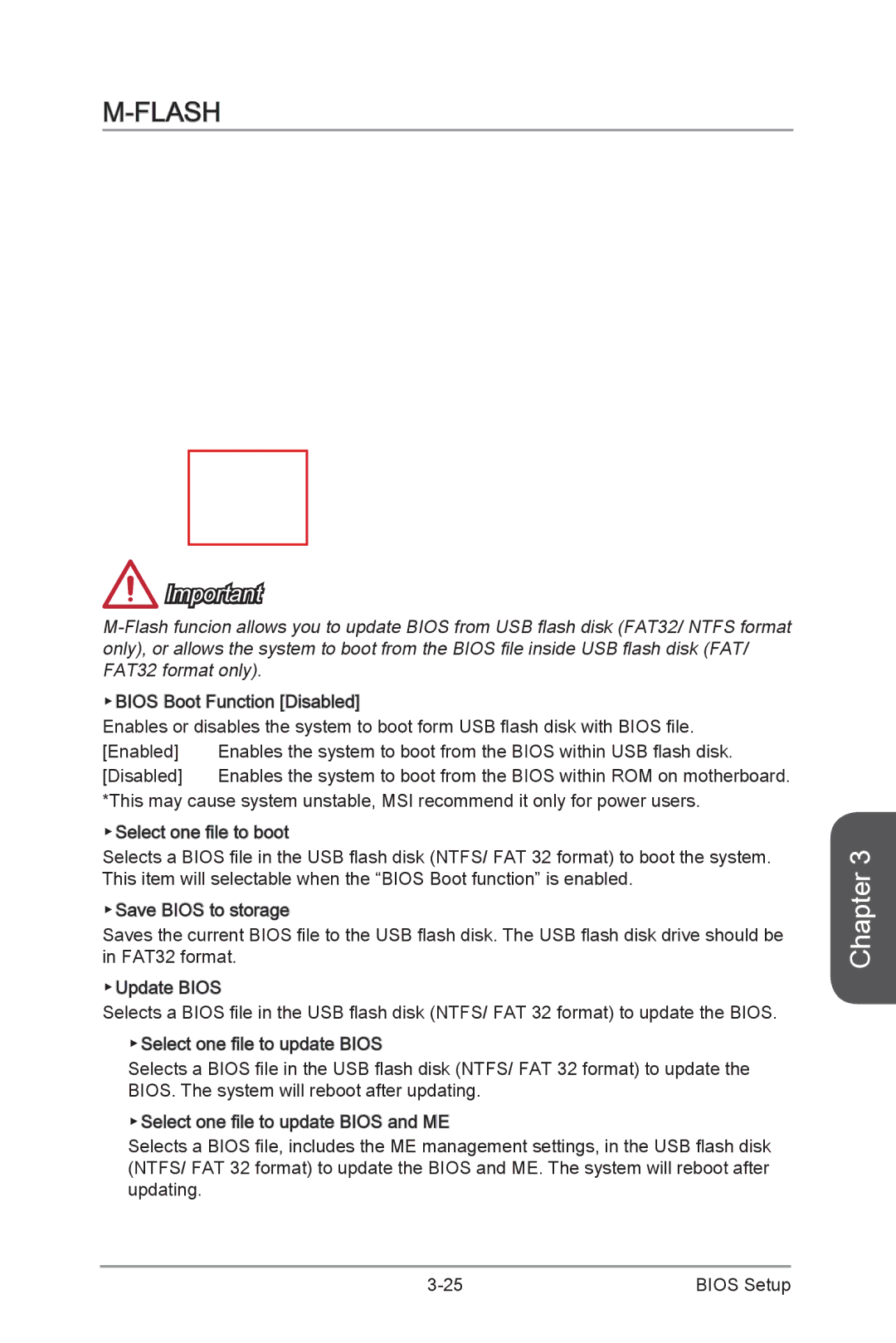 MSI Z87-GD65-GAMING manual Flash 