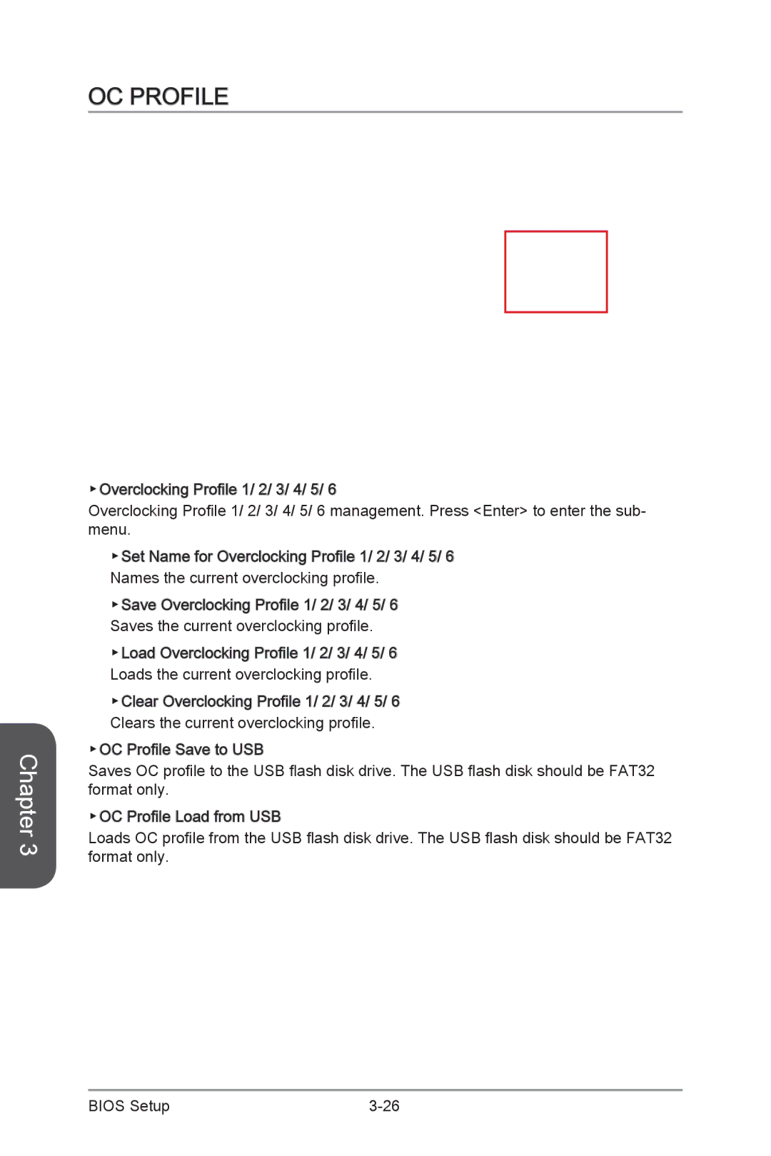 MSI Z87-GD65-GAMING manual OC Profile 