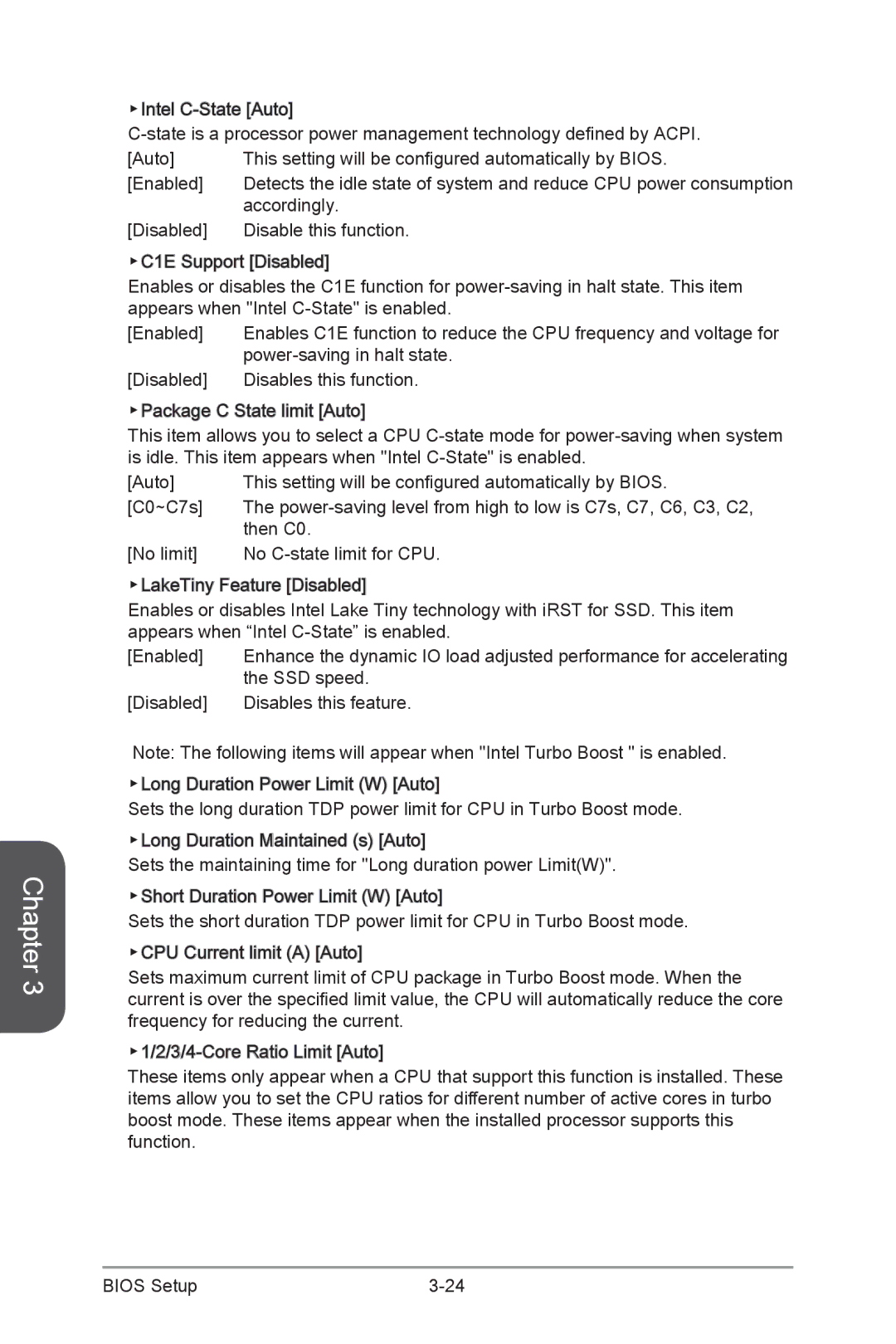 MSI Z87-MPOWER-MAX manual Accordingly, Power-saving in halt state, Then C0 