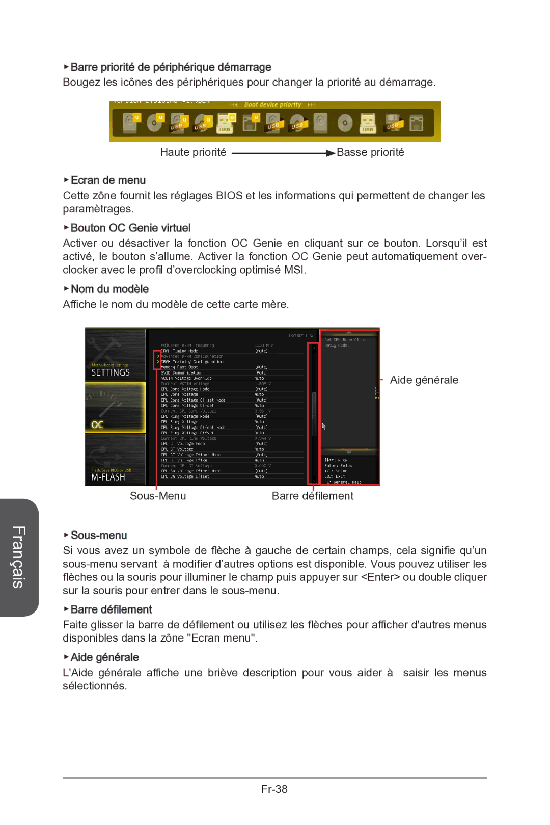 MSI Z87-MPOWER-SP manual Défilement 