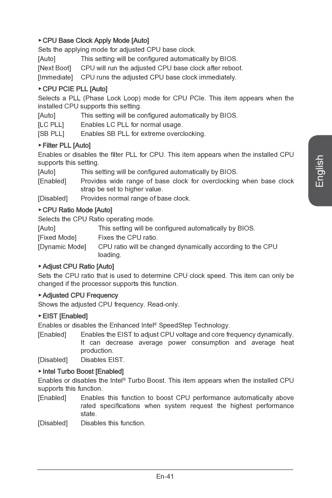 MSI Z87-MPOWER-SP manual Lc Pll 