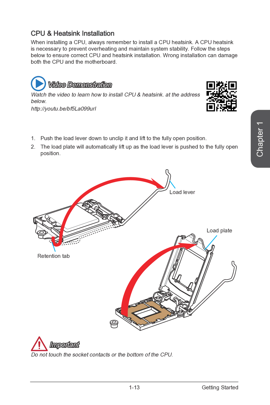 MSI Z87-XPOWER manual CPU & Heatsink Installation, Video Demonstration 