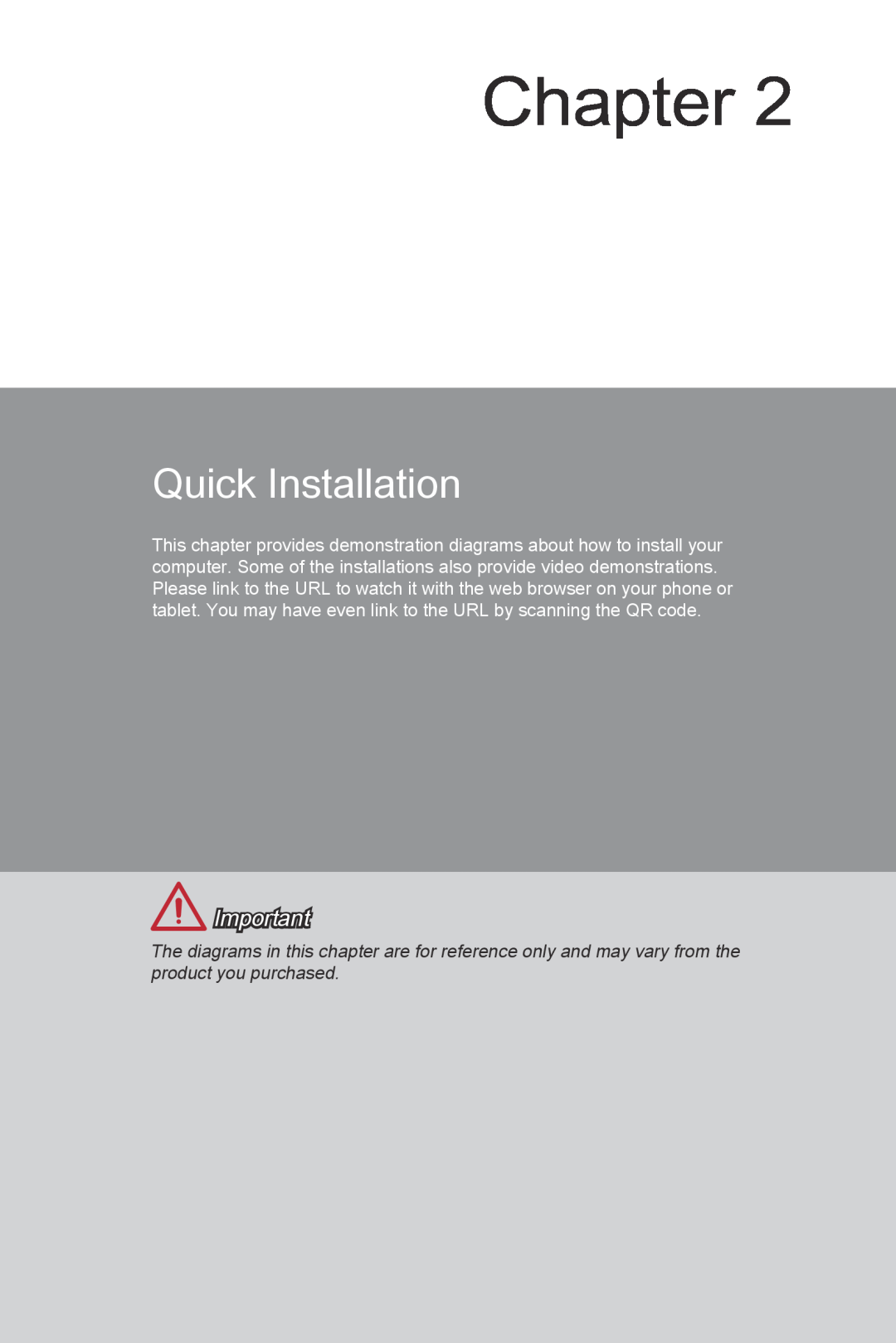 MSI Z87-XPOWER manual Quick Installation, Chapter 