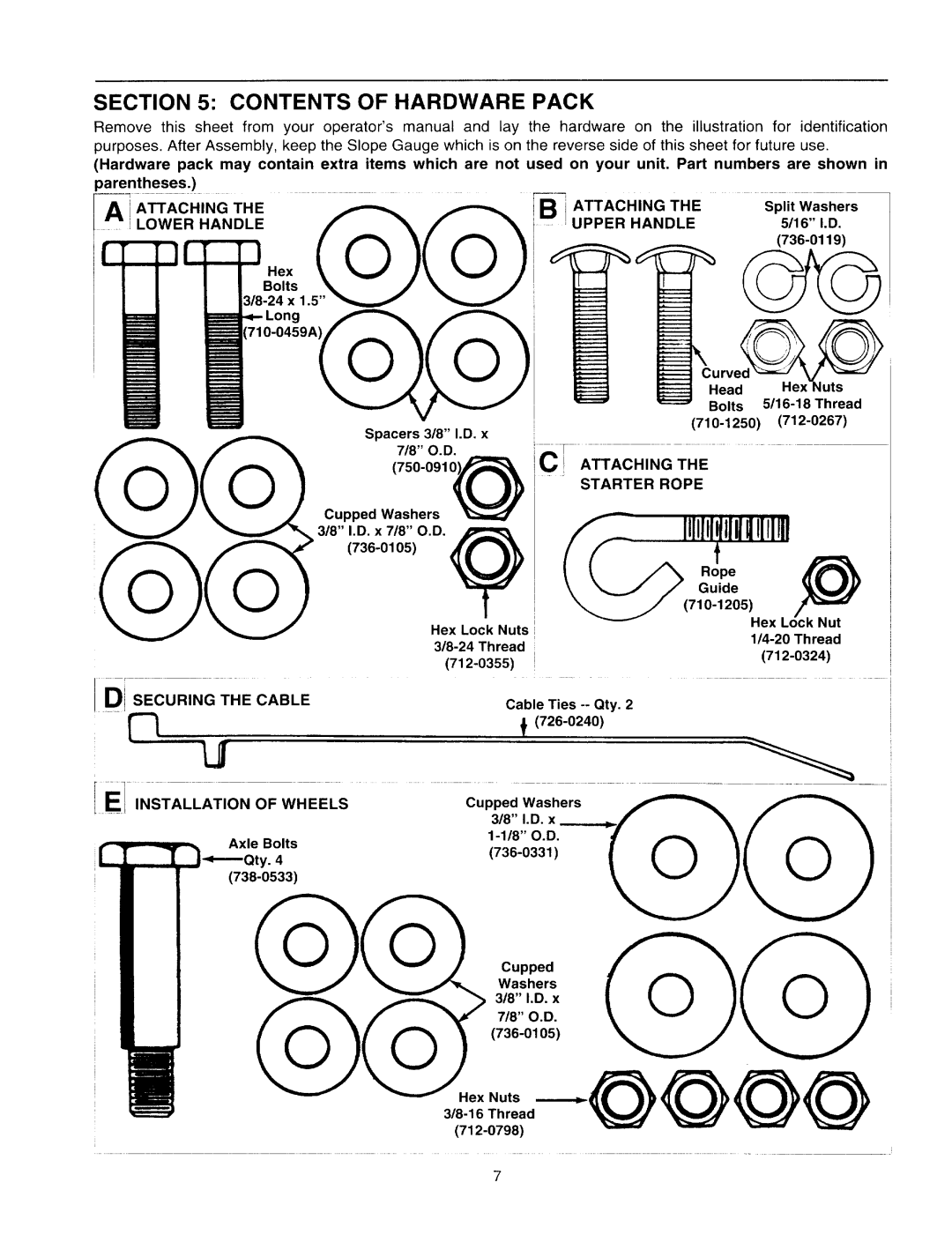 MTD 060 Series manual 