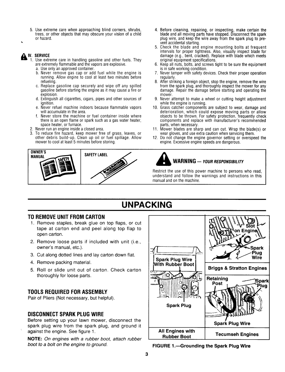 MTD 070 Thru 088 manual 