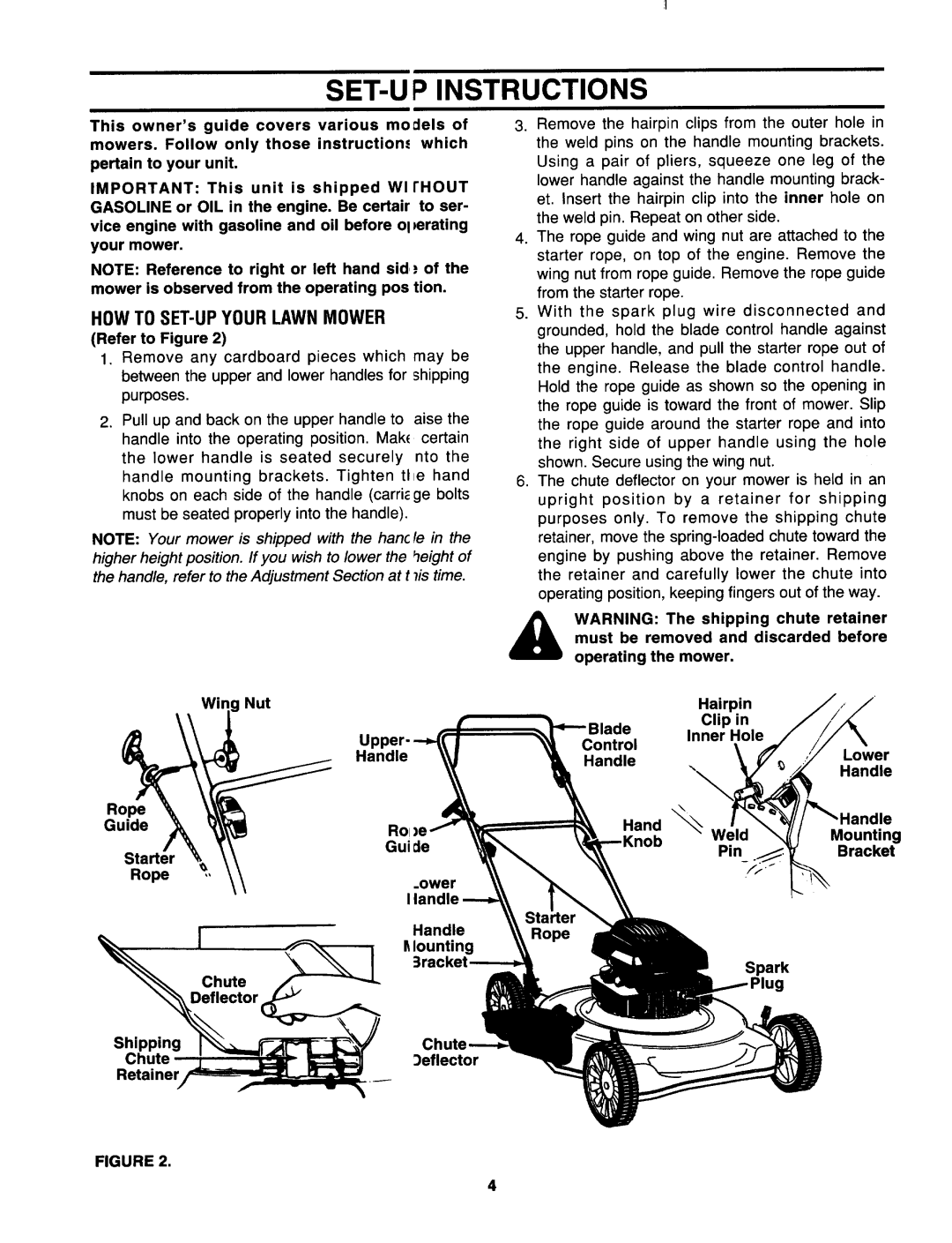 MTD 070 Thru 088 manual 