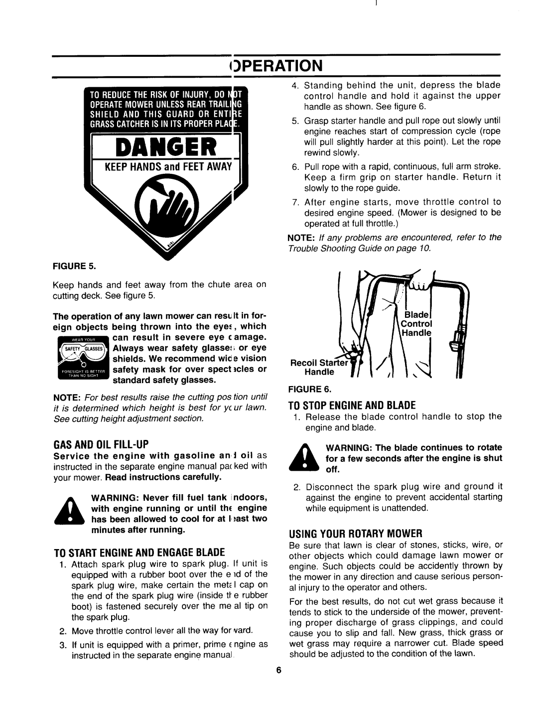 MTD 070 Thru 088 manual 