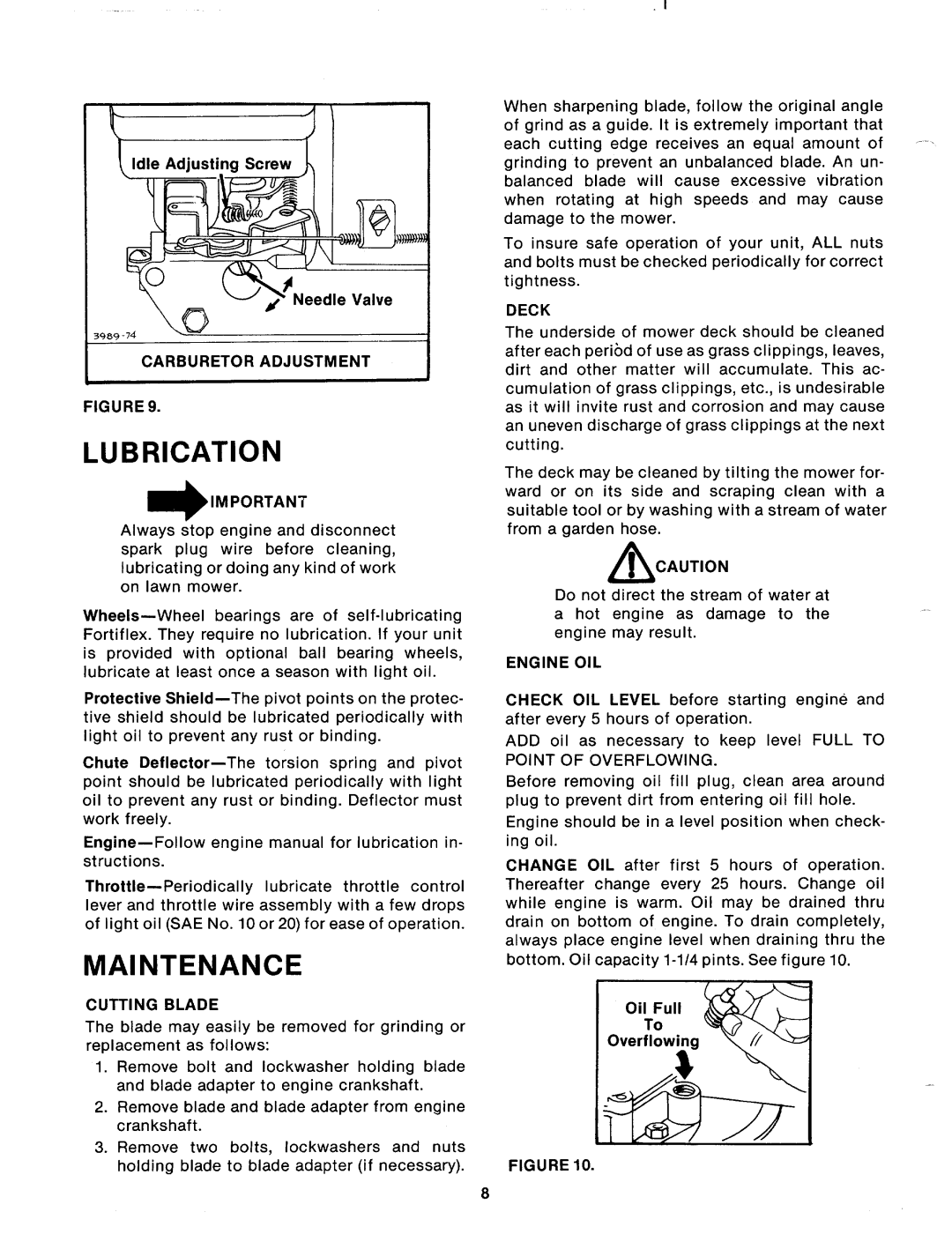 MTD 110-122A, 110-112A manual 