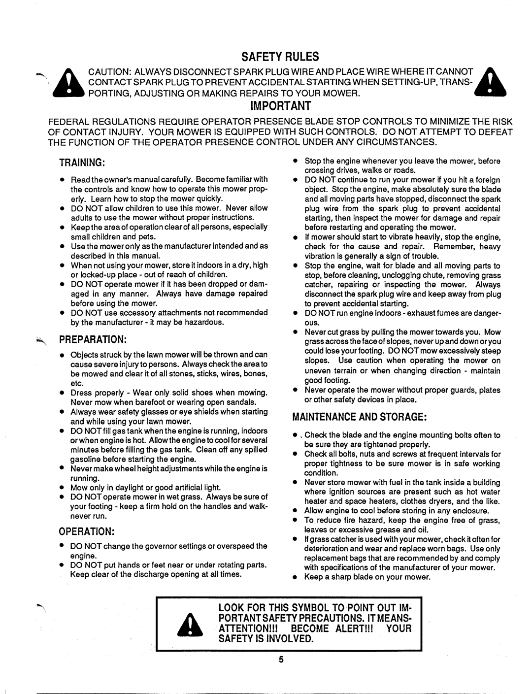 MTD 110-127R000 manual 