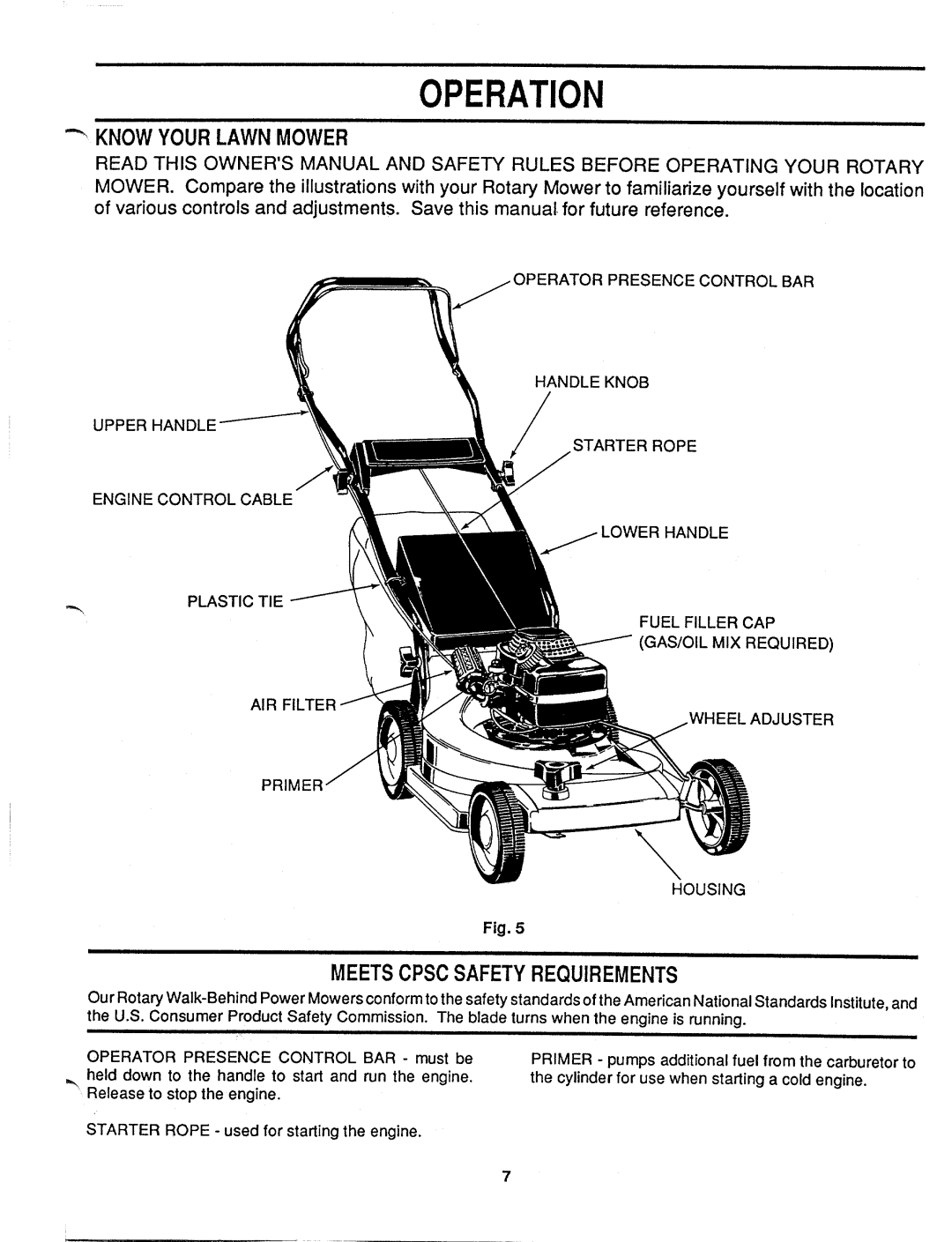 MTD 110-127R000 manual 