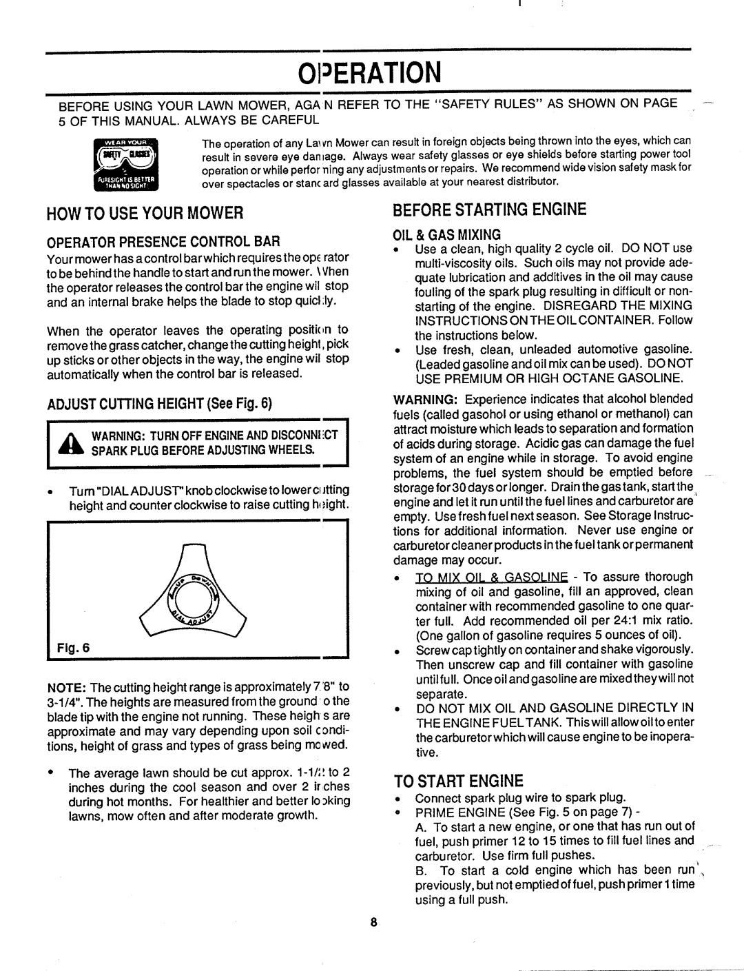 MTD 110-127R000 manual 