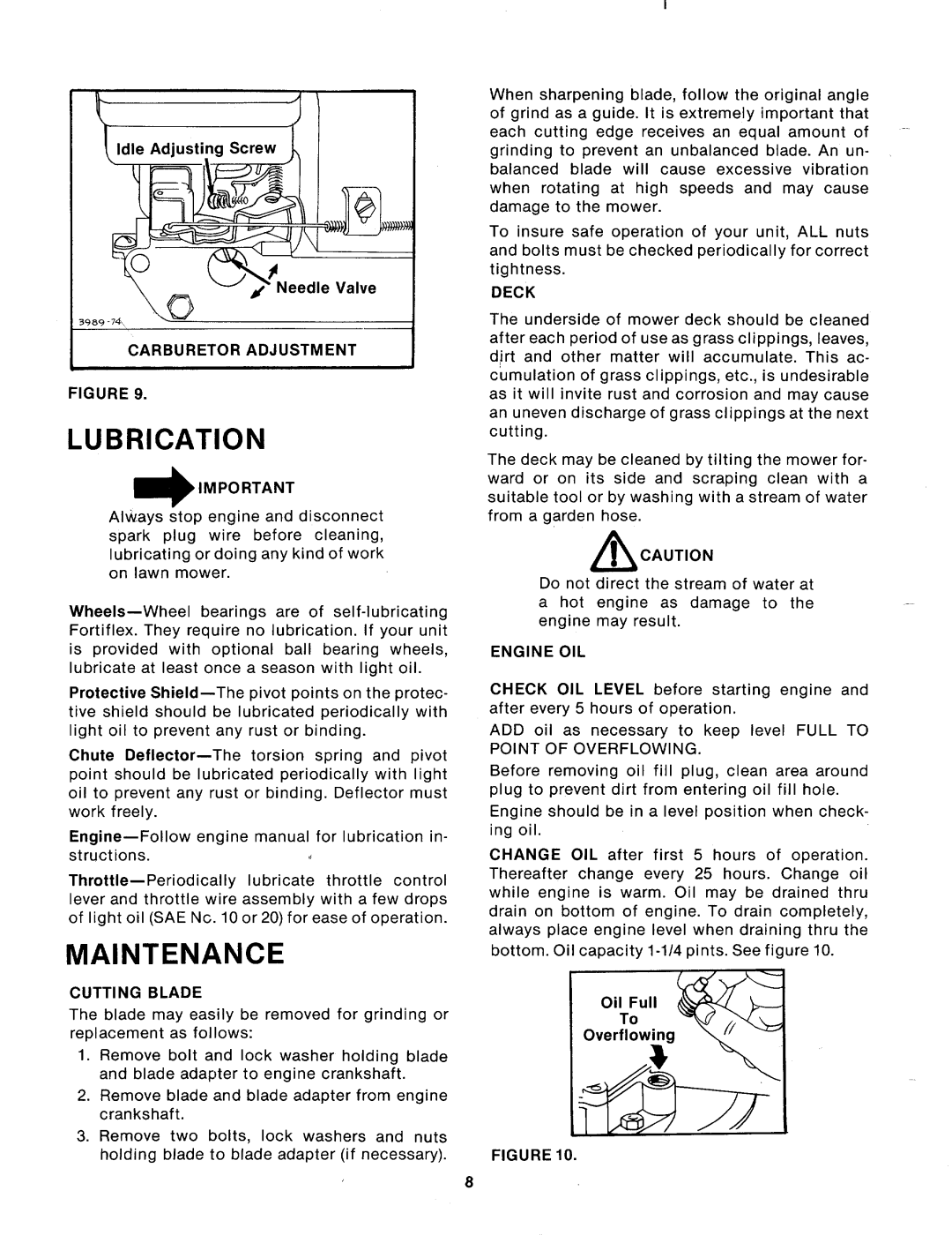MTD 110-162A, 110-152A manual 