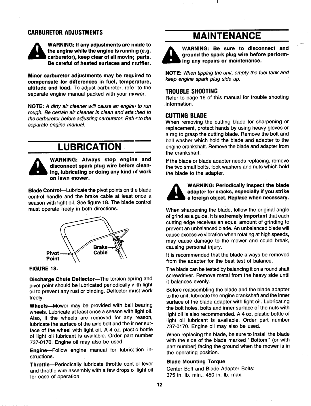 MTD 110-302R000, 110-300R000 manual 