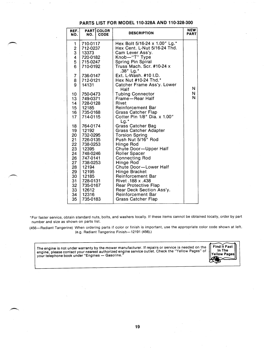 MTD 110-328A, 110-328-300 manual 