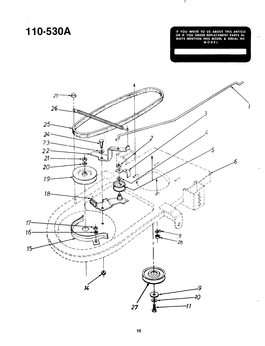 MTD 110-530A manual 