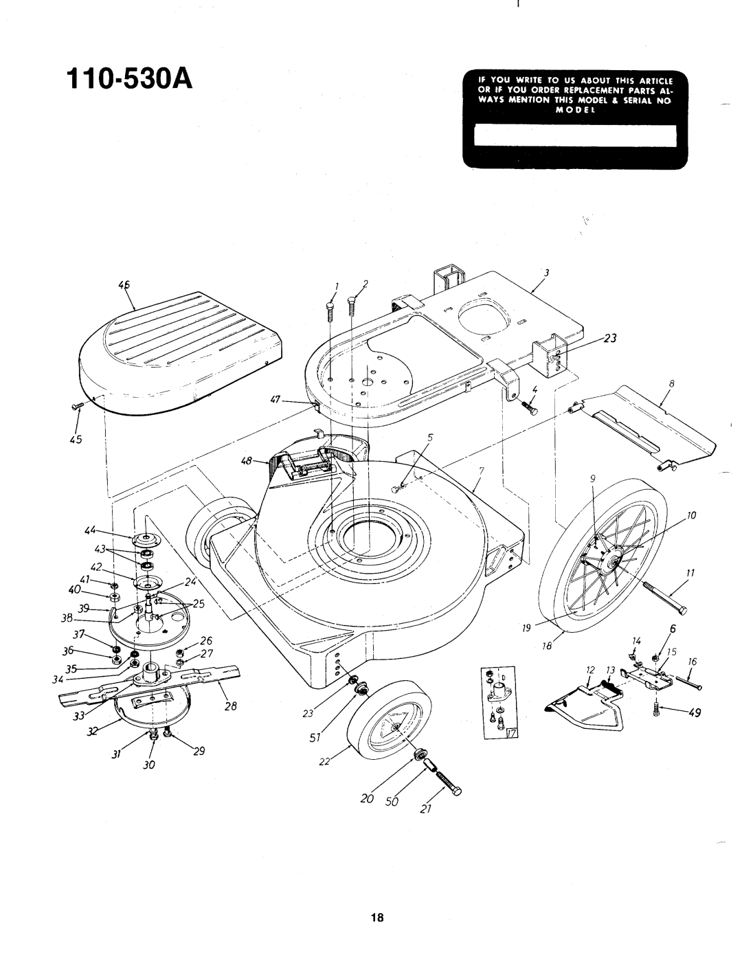 MTD 110-530A manual 