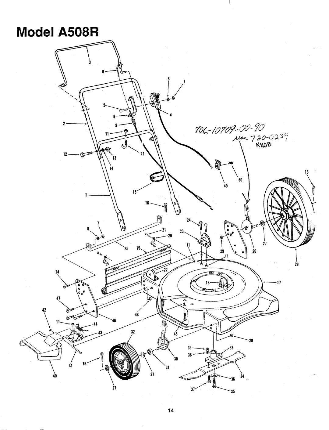 MTD 110A508R000 manual 