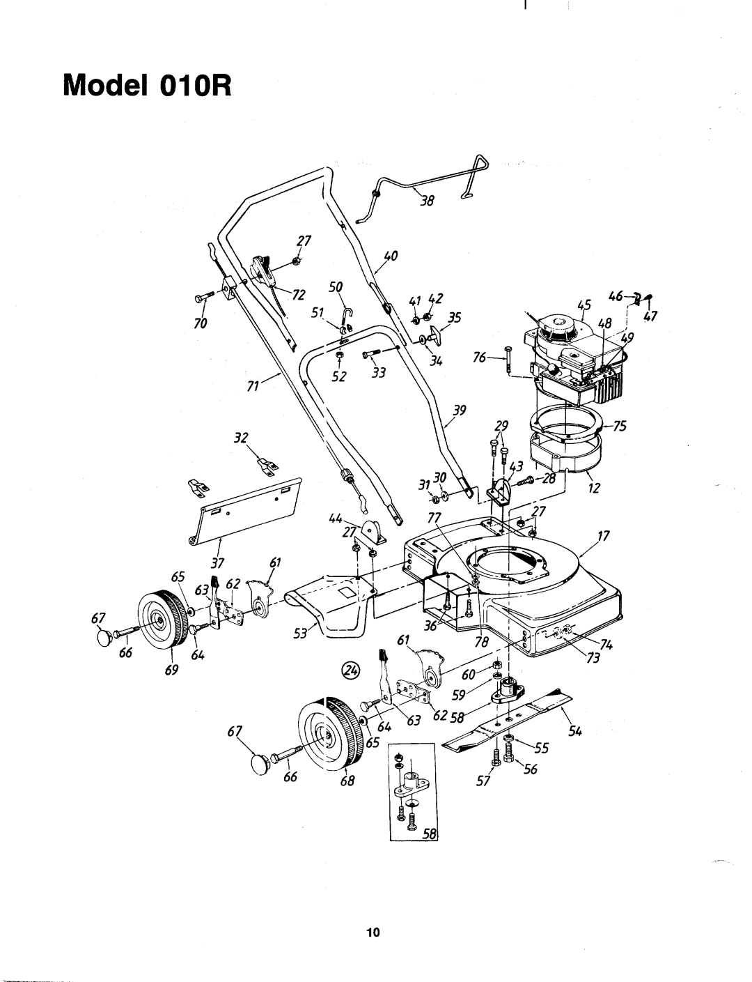 MTD 111-010R000 manual 