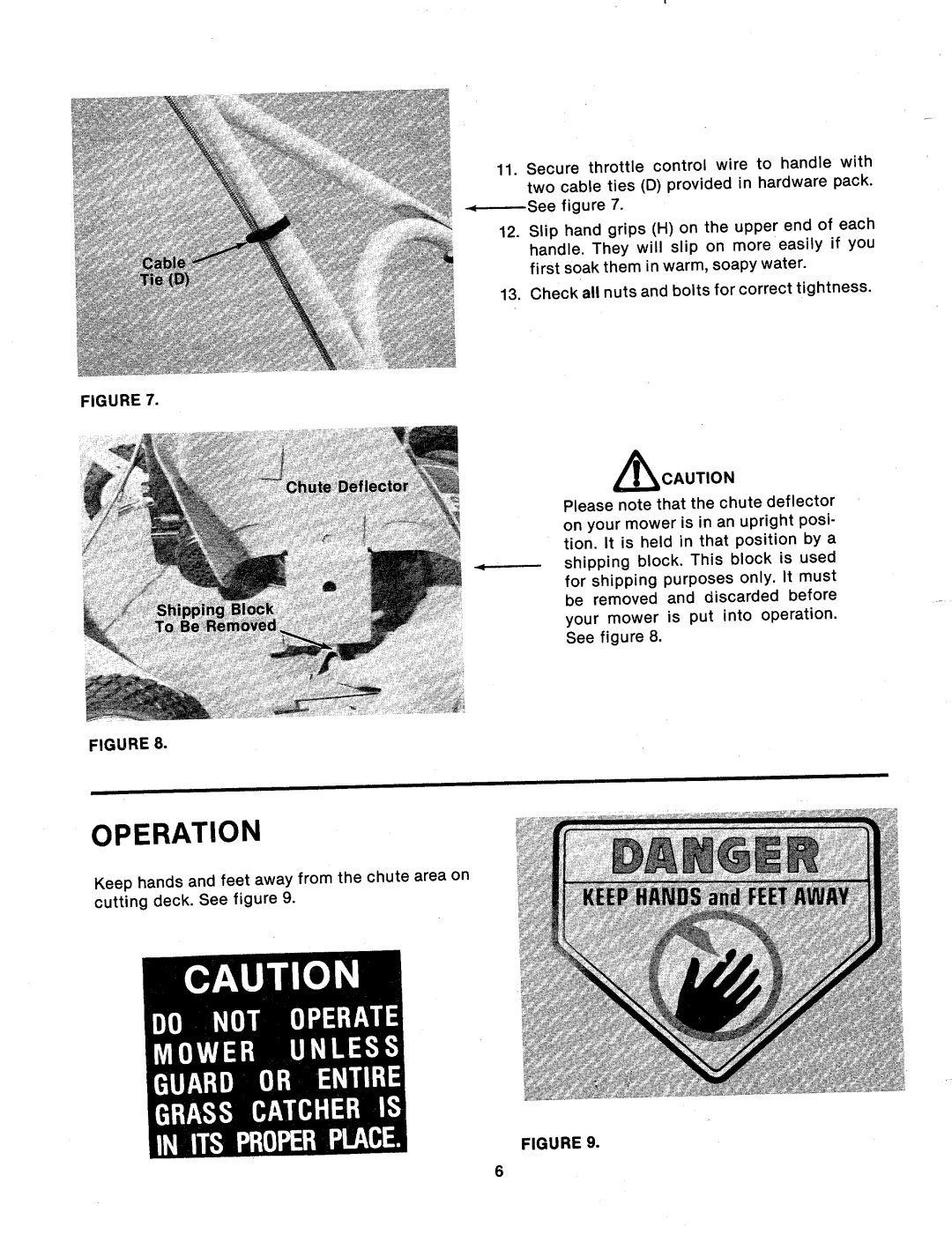 MTD 111-020A, 111-021A, 111-021-300, 111-020-300 manual 