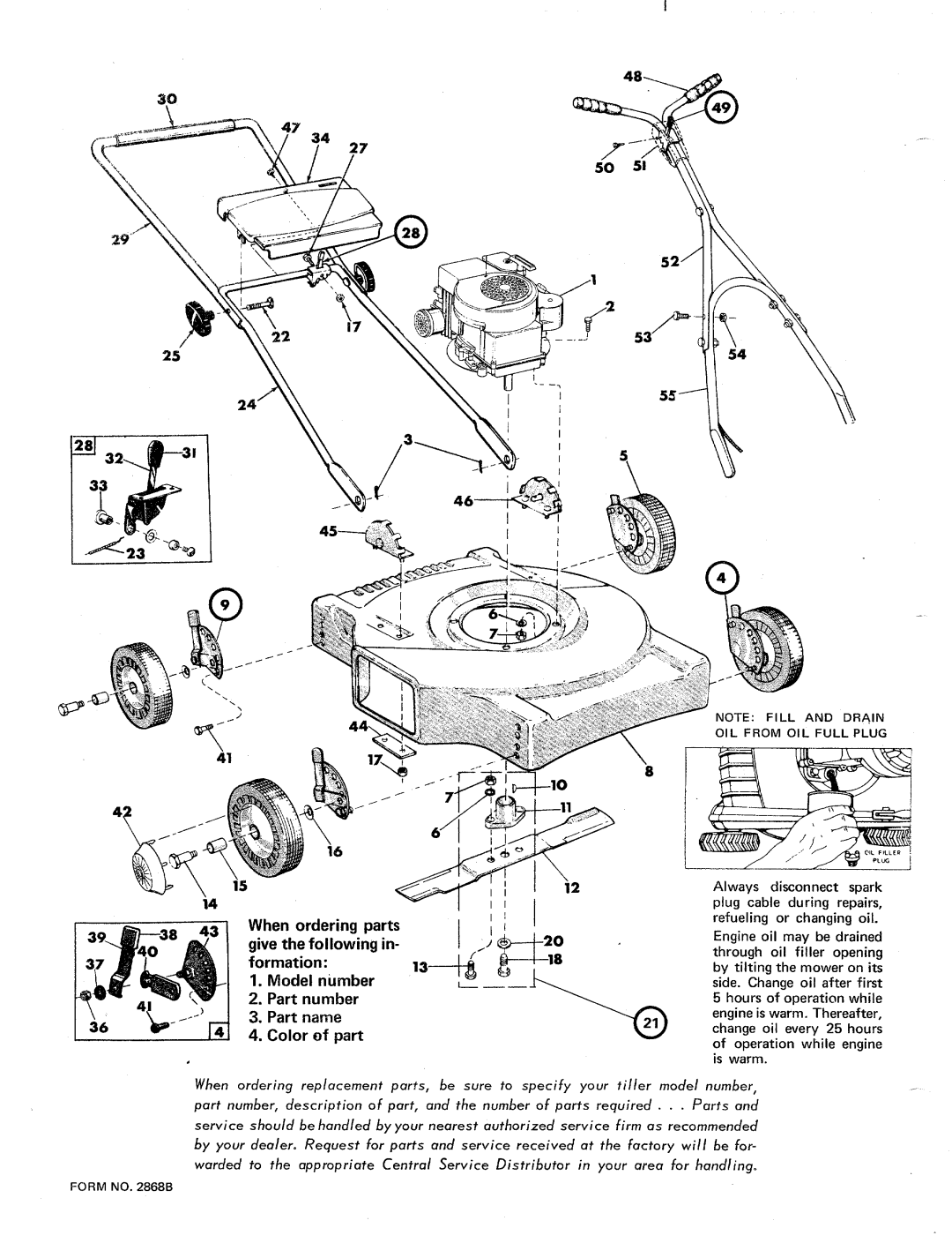 MTD 111-040 manual 