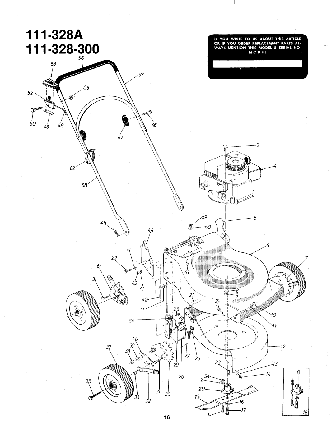 MTD 111-328-300, 111-328A manual 