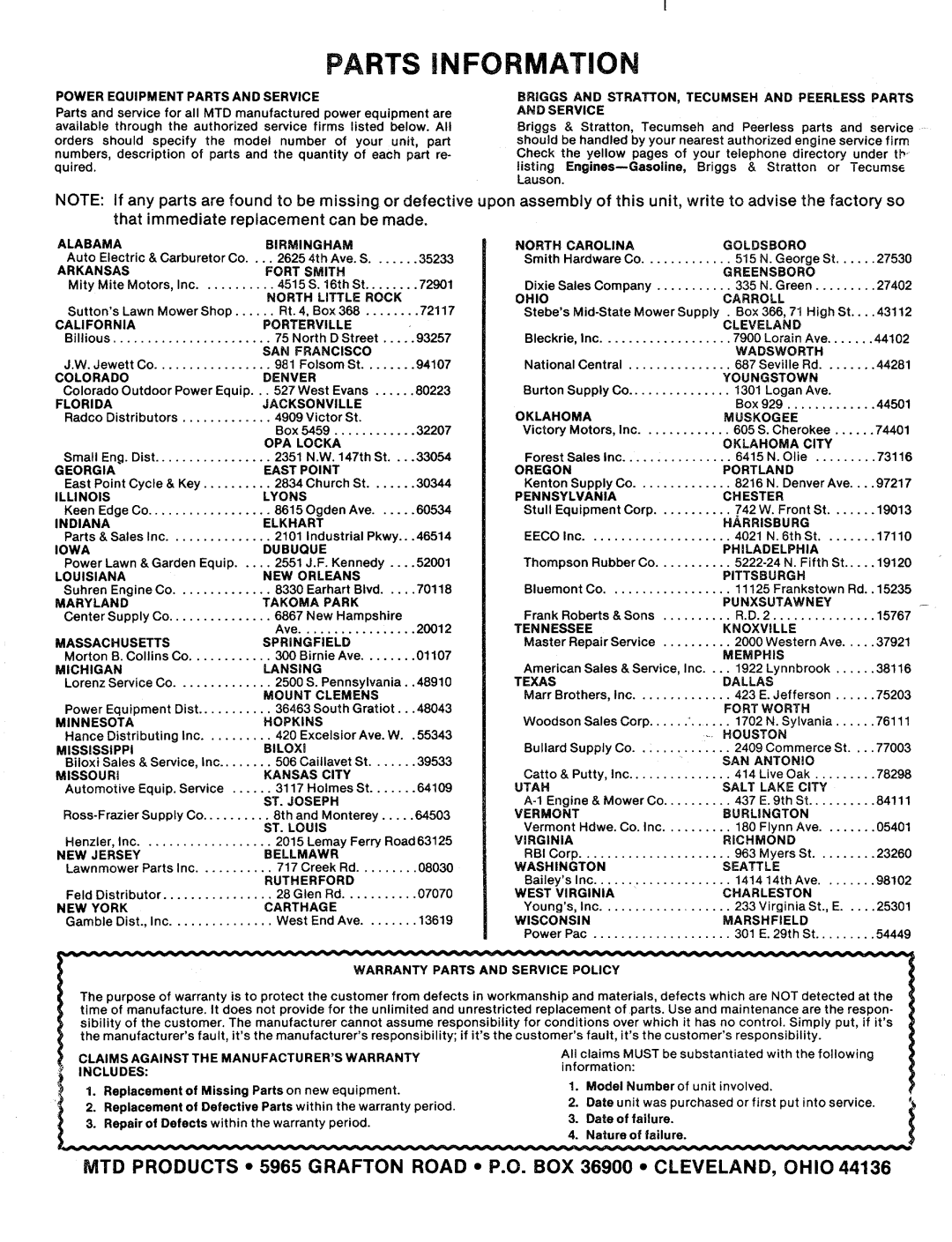 MTD 111-328-300, 111-328A manual 