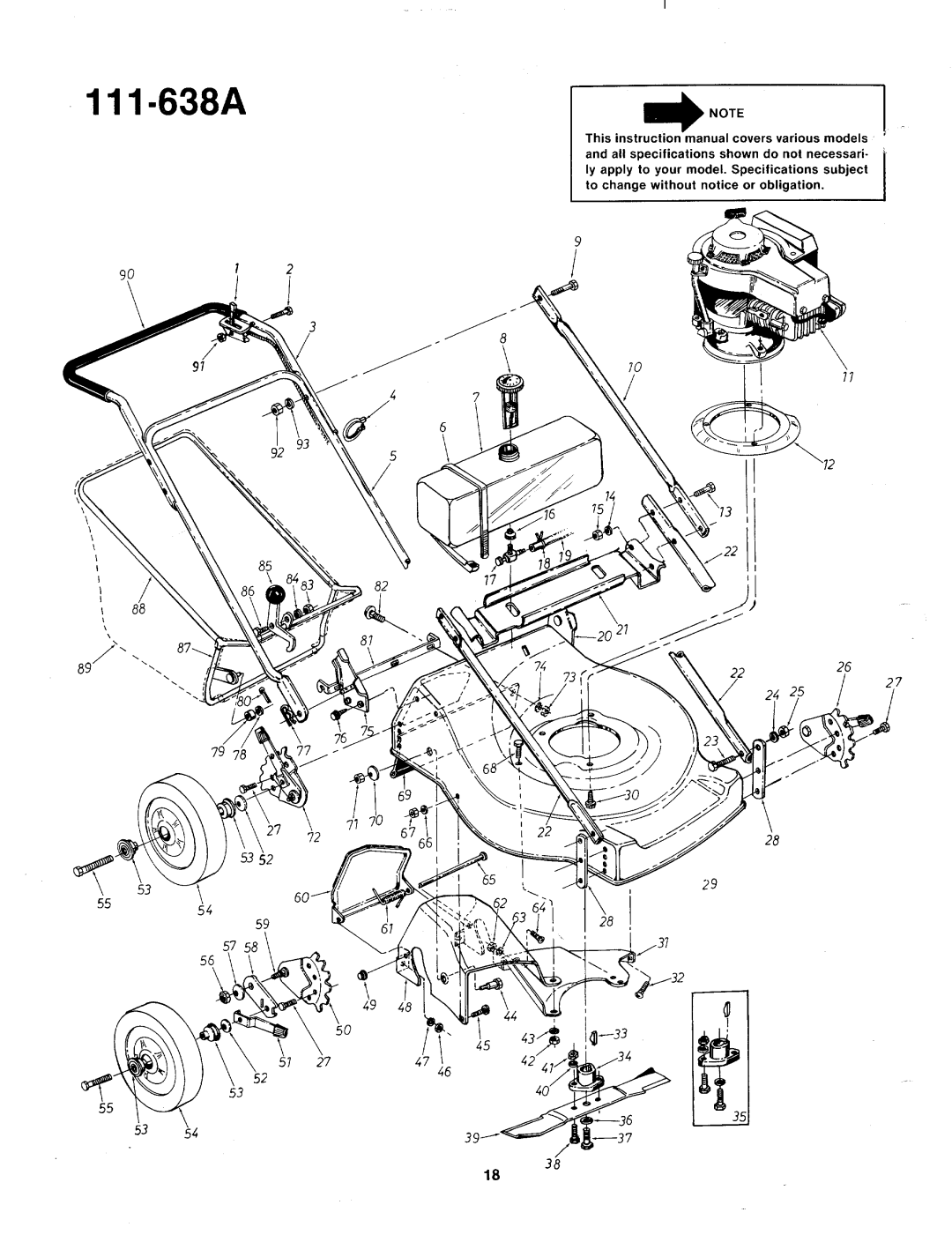 MTD 111-638A manual 