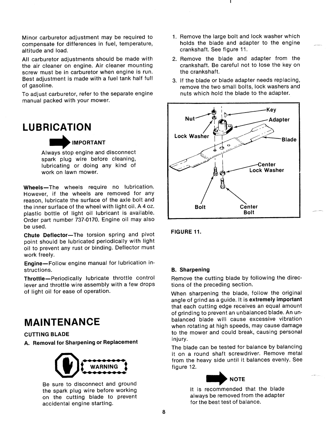 MTD 112-060A, 112-060-120 manual 