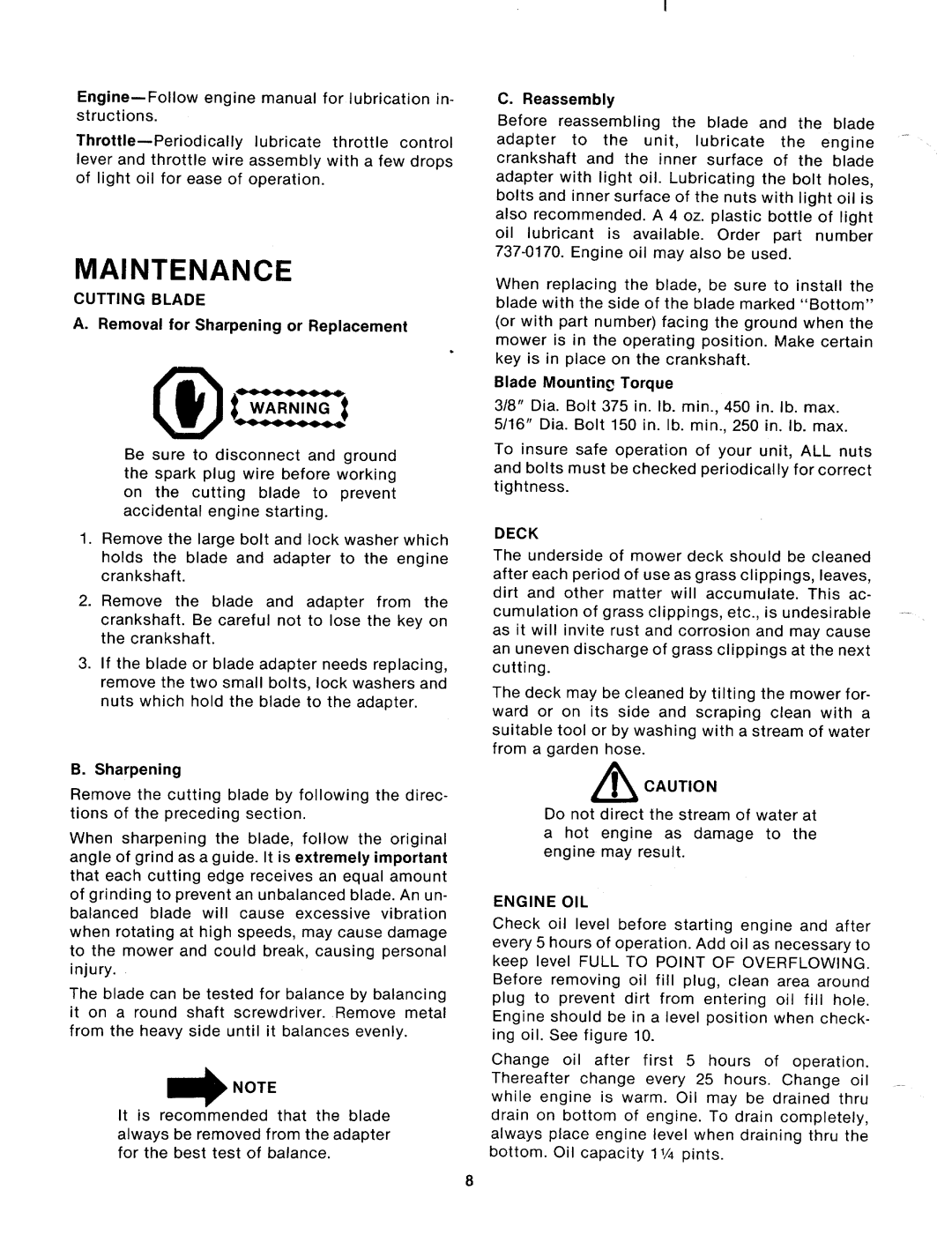 MTD 112-162A, 112-152A manual 