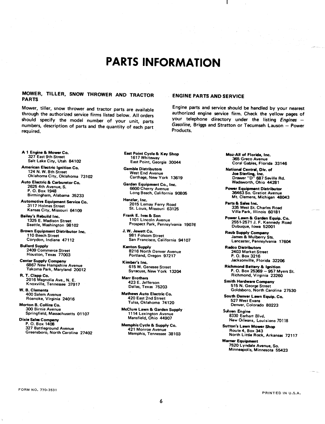 MTD 112-200 manual 